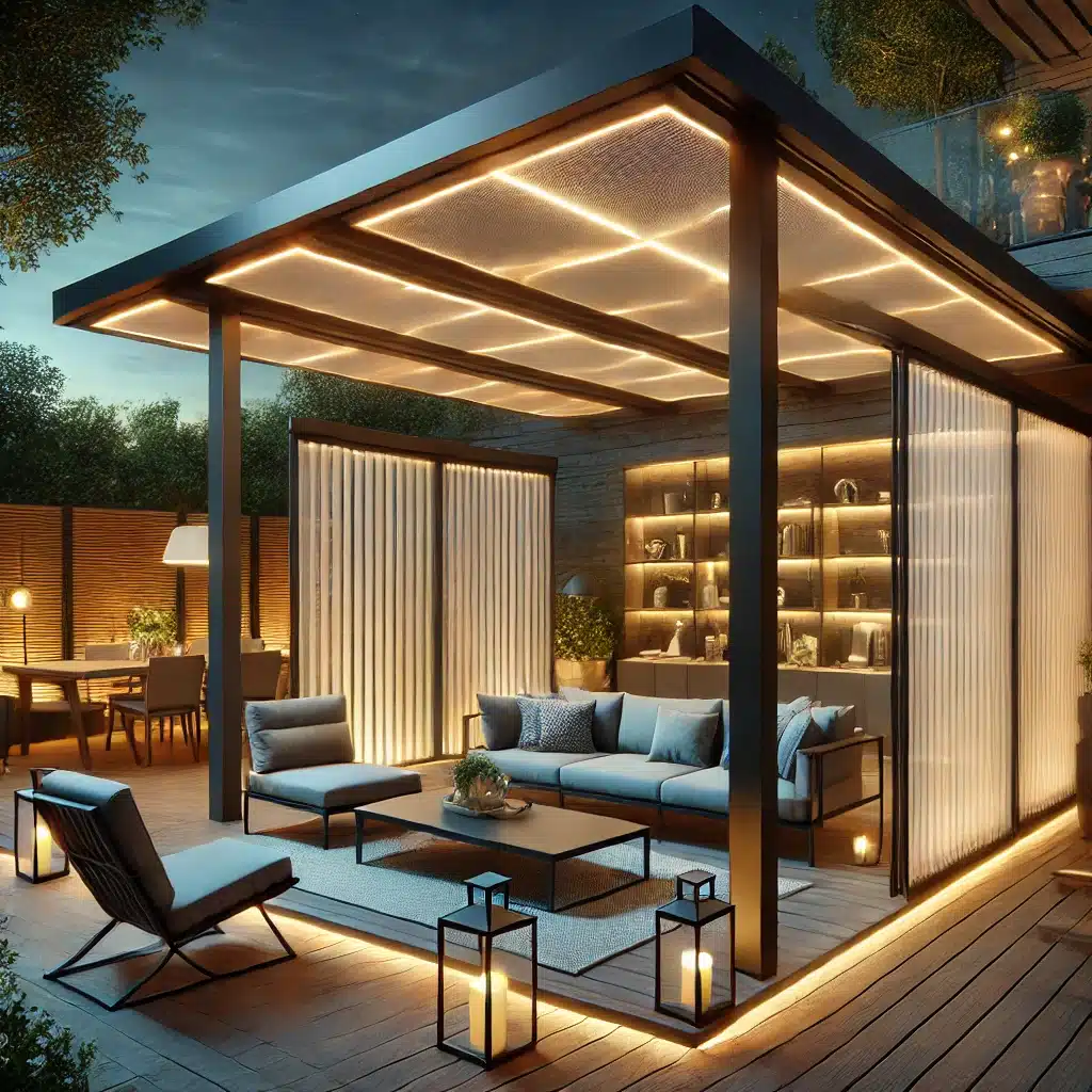 Quels accessoires choisir pour améliorer votre pergola ?